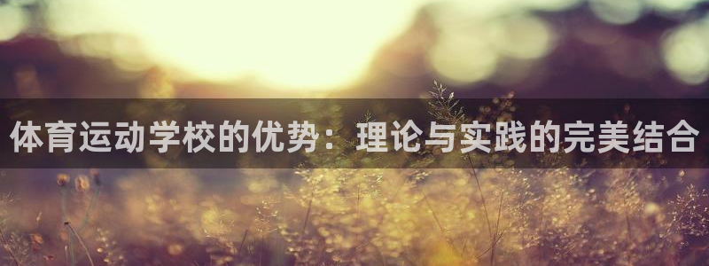 77体育官网：体育运动学校的优势：理论与实践的完美结合